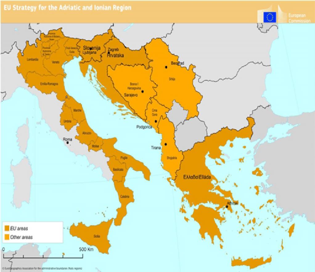 Slika 2. Strategija EU za Jadransko-jonski region